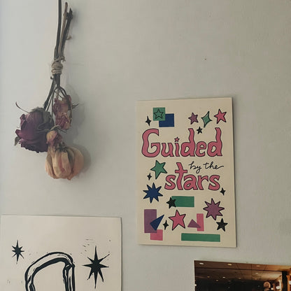 guided by the stars riso print